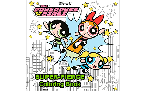 The Powerpuff Girls Super-Fierce Coloring Book
