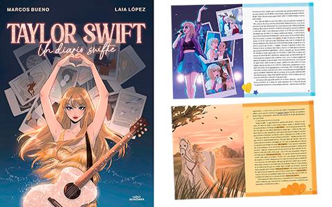 Taylor Swift: A Swiftie Diary (Spanish Edition) book illustrations from Laia Lopez
