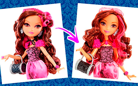 Old and new Ever After High First Chapter dolls