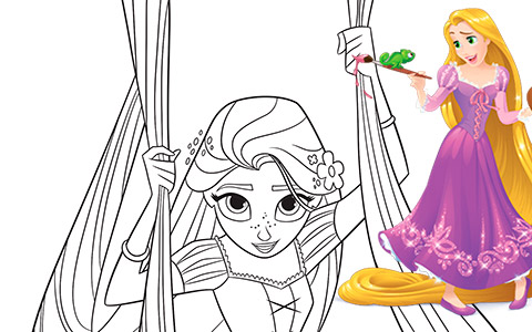 Tangled The Series: Coloring pages