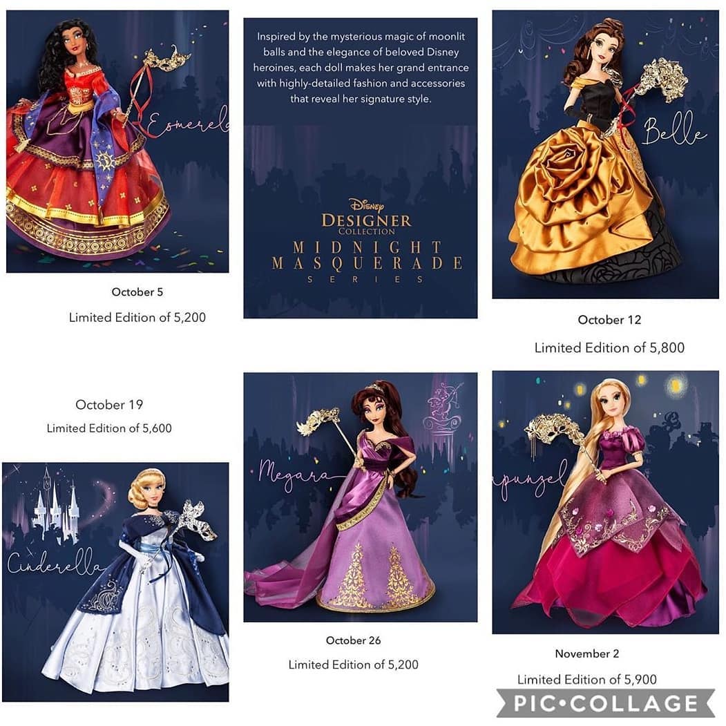disney store belle doll limited edition