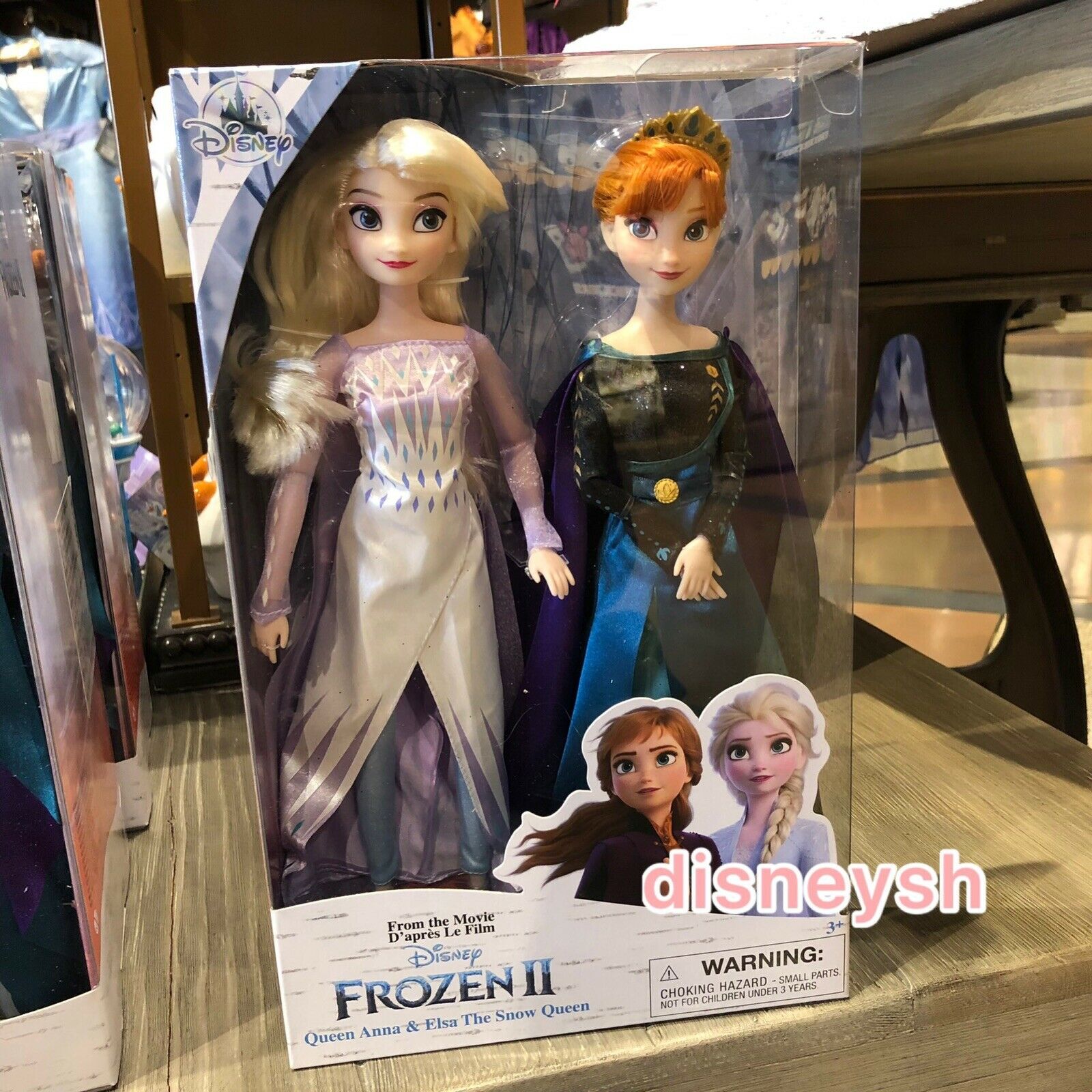frozen dolls disney store