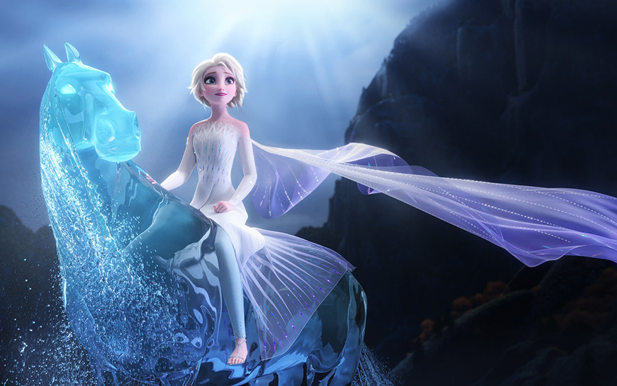 Frozen 2 Short Haired Elsa In White Dress Youloveit Com
