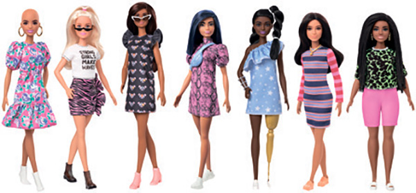 list of barbie fashionista dolls