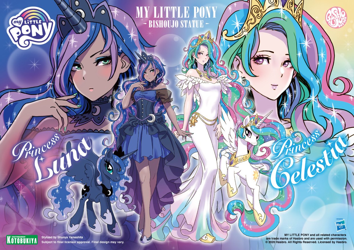 Kotobukiya My Little Pony Bishoujo Series Princess Luna and Princess
