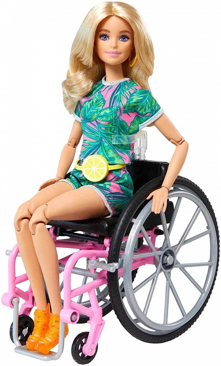 New Barbie Fashionista Wheelchair Dolls 2021 First Made To Move 