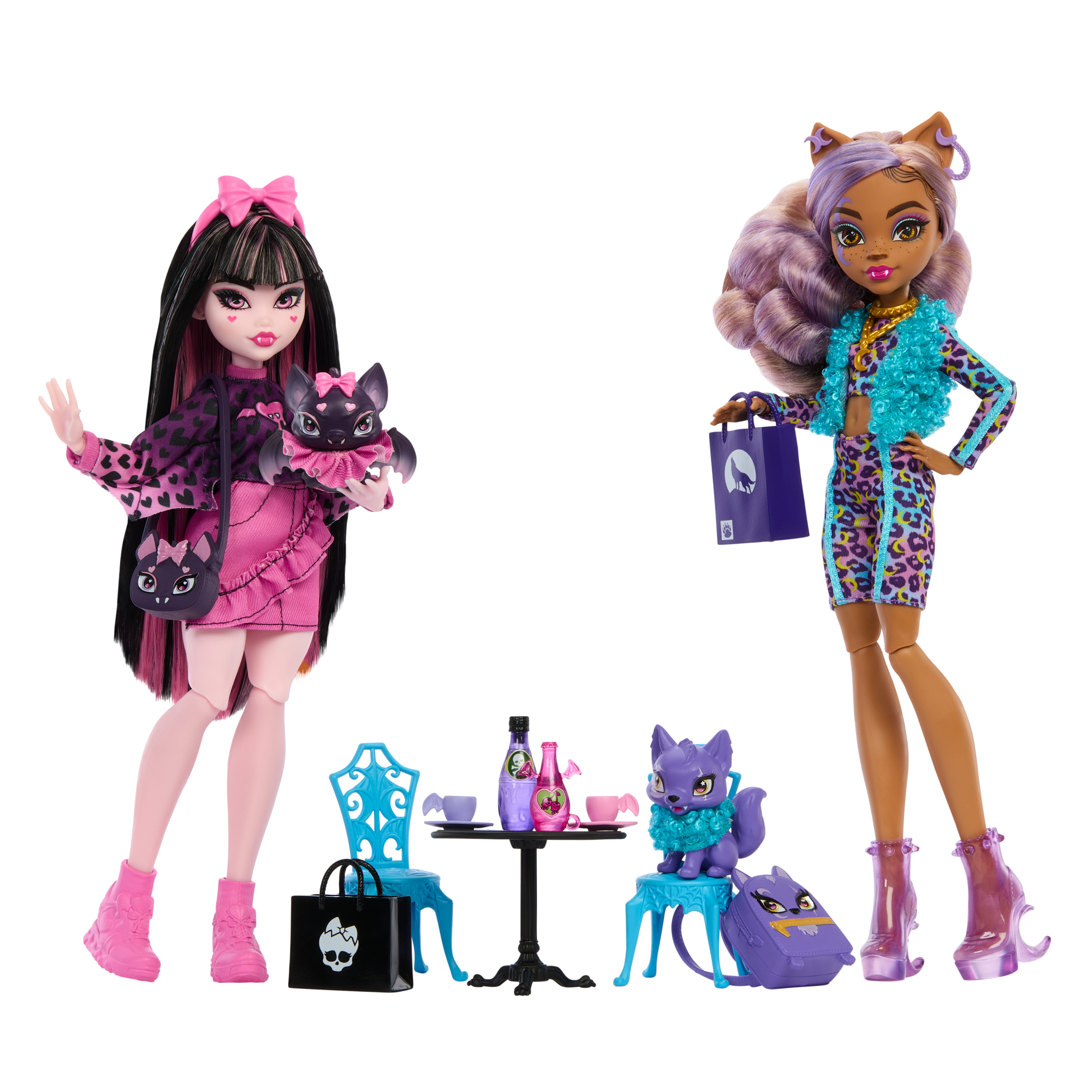 Monster High Faboolous Pets Beasties At The Maul And Cleo Dolls