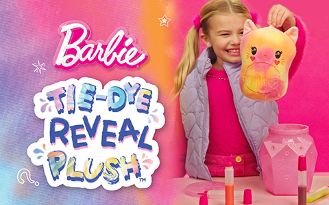 Barbie Tie-Dye Reveal Plush Toys