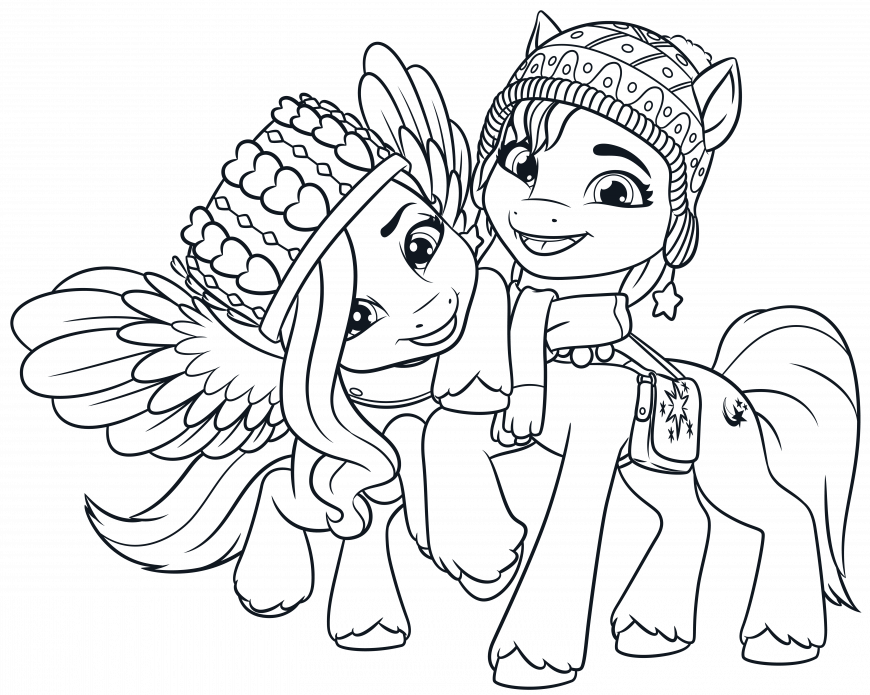 My Little Pony G5 HD coloring page
