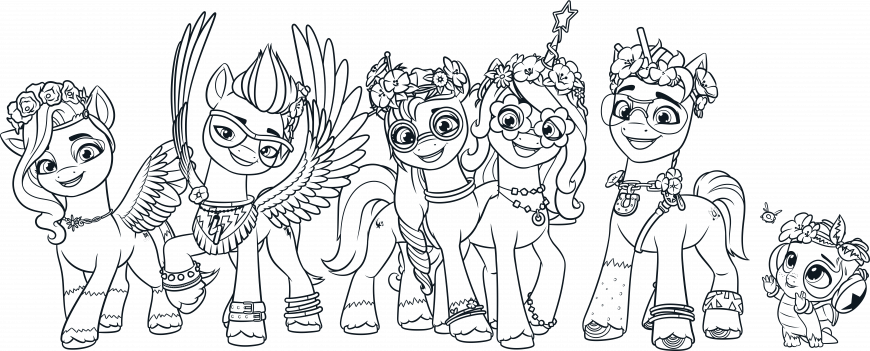 My Little Pony G5 coloring page