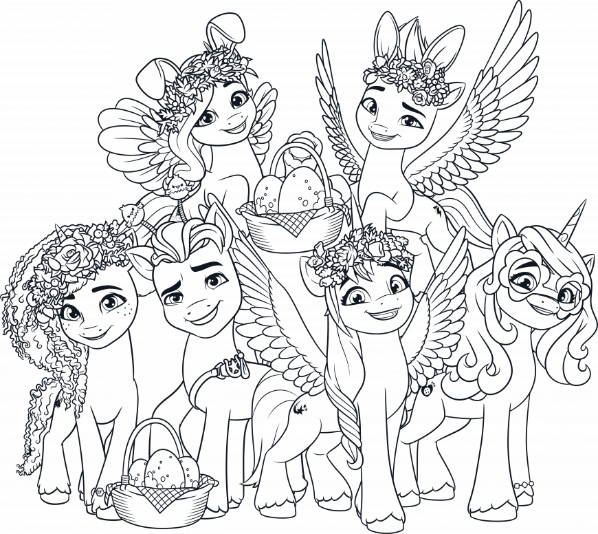 My Little Pony G5 coloring page