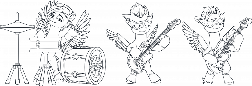 My Little Pony G5 coloring page