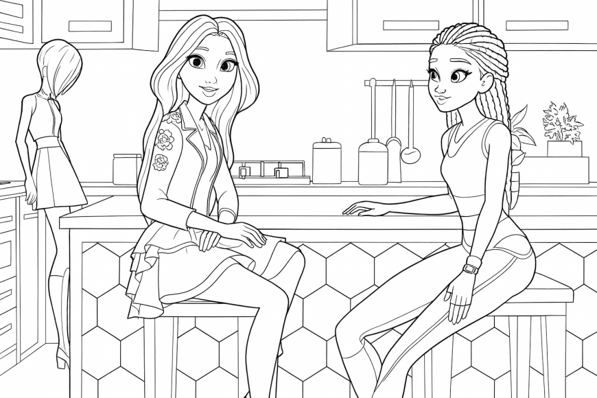 Winx Reboot coloring page