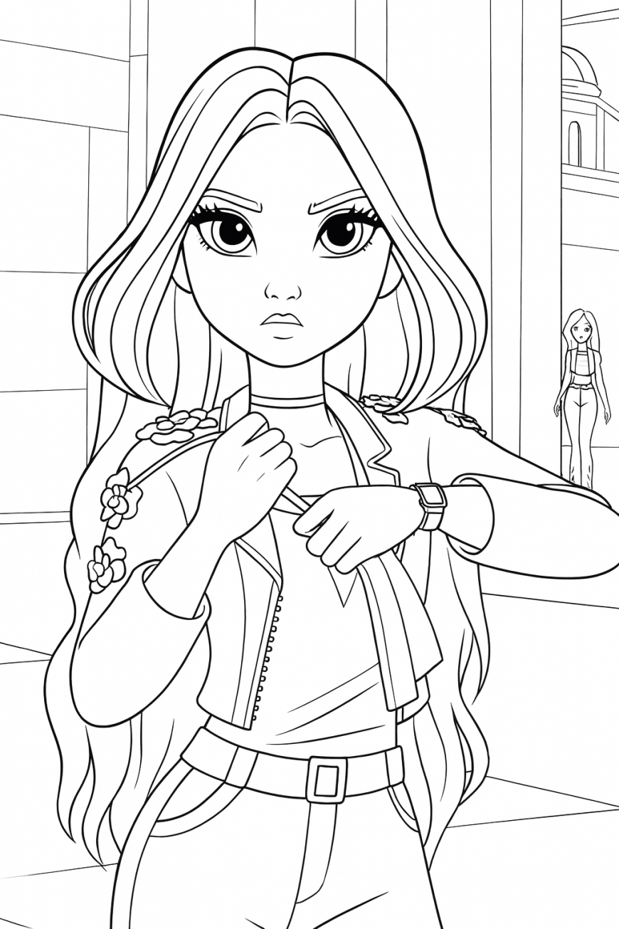 Winx 2025 Flora coloring page