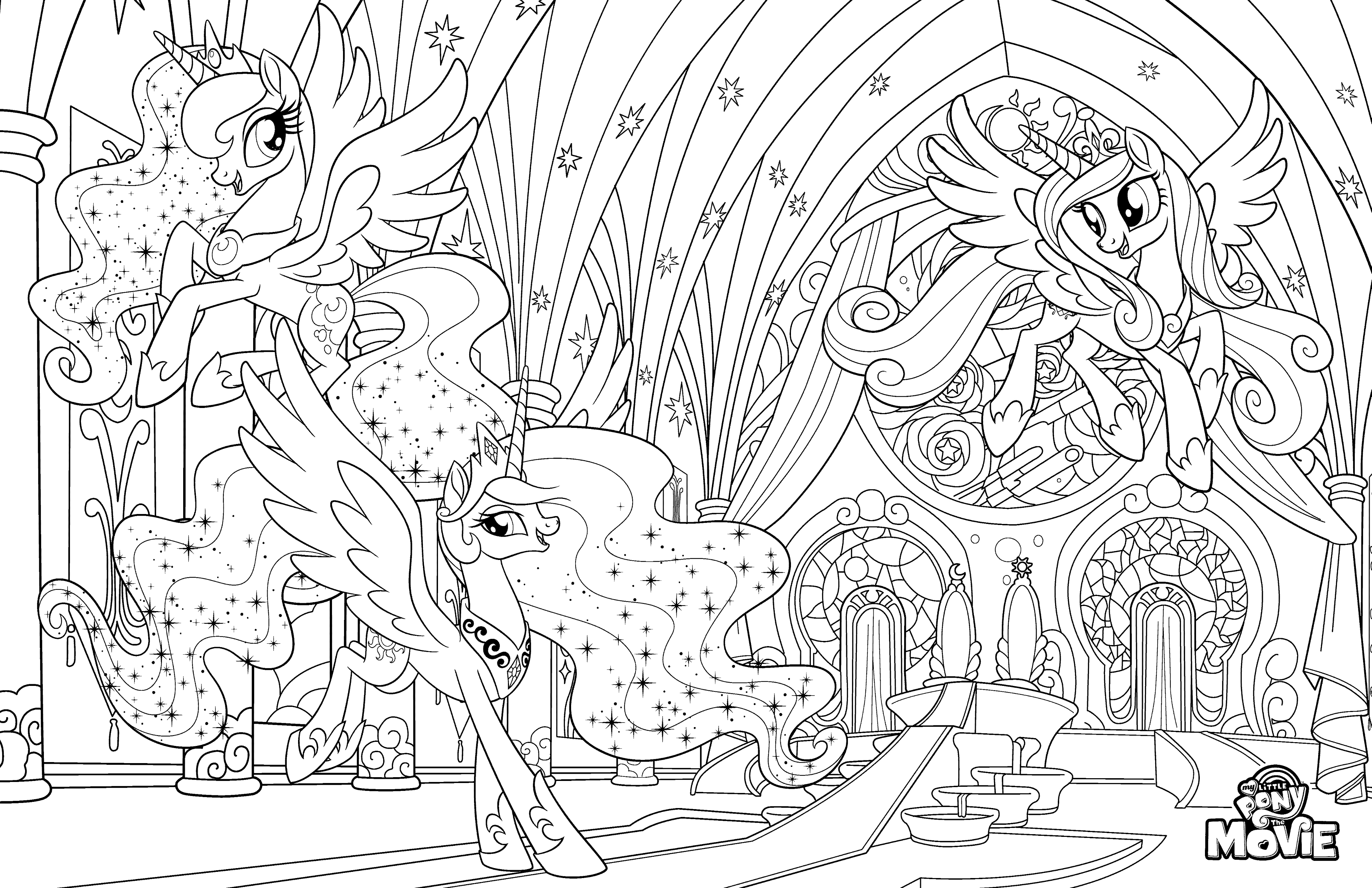 my little pony coloring pages all ponies