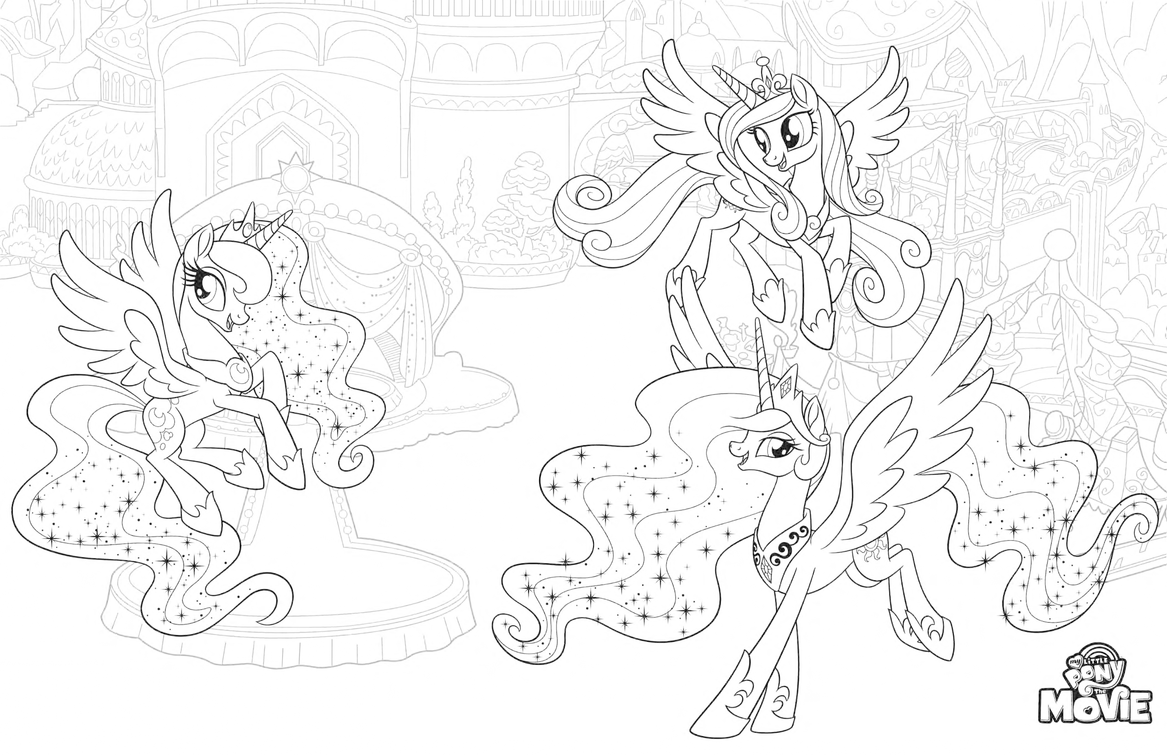princess celestia coloring pages my little pony