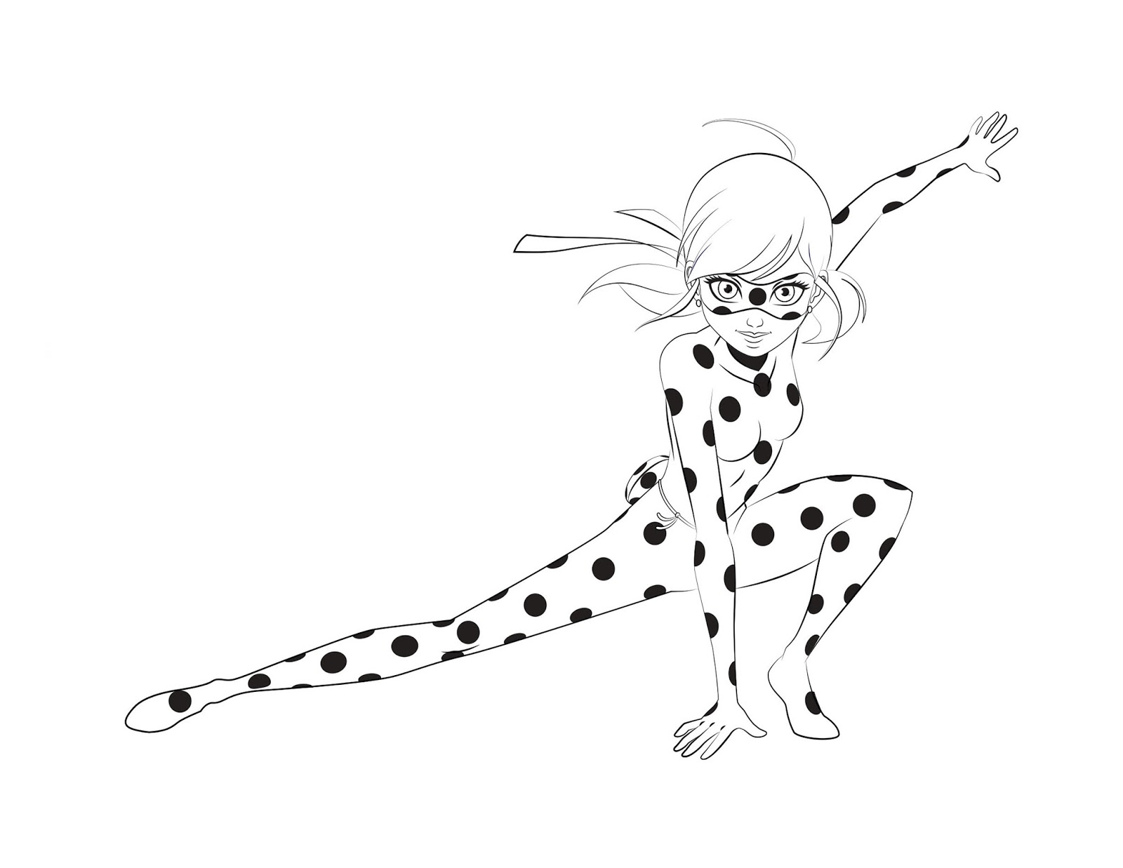 Ladybug e Cat Noir 05 – Imagens para Colorir