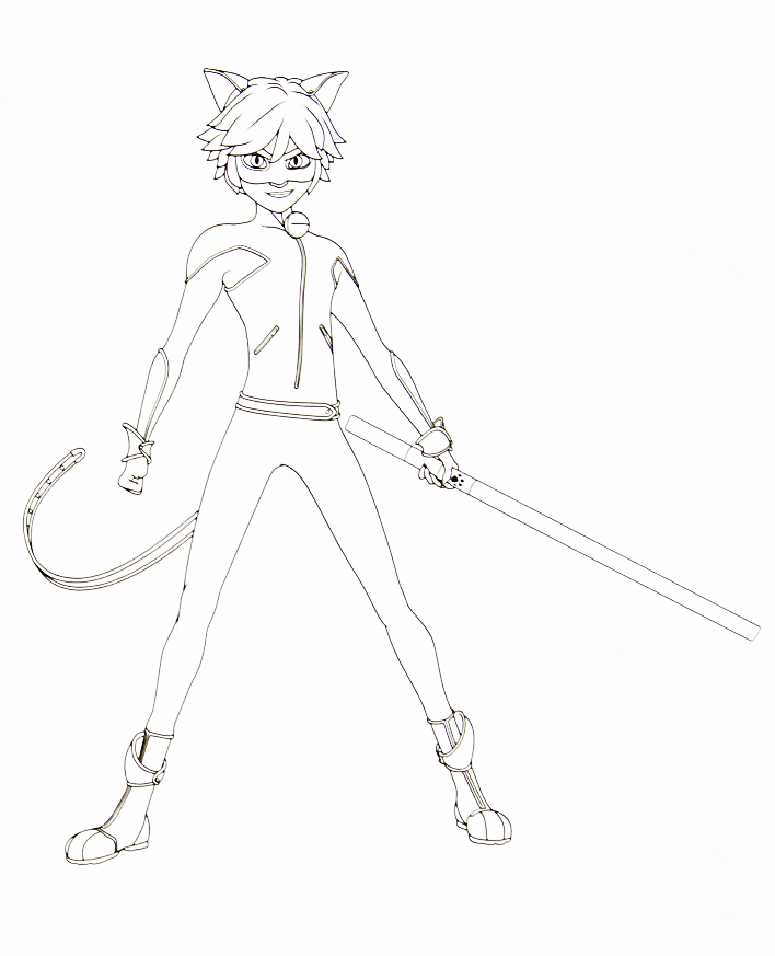 8100 Collections Ladybug And Cat Noir Coloring Pages  Latest HD