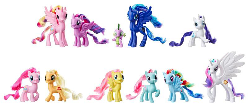My Little Pony Friendship for All Collection Pack, 6 Pony Dolls