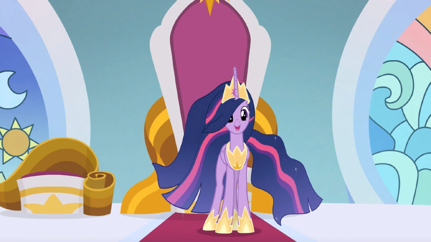 Spoiler! Alicorn princess grown-up Twilight Sparkle from mlp season 9  episode 26 