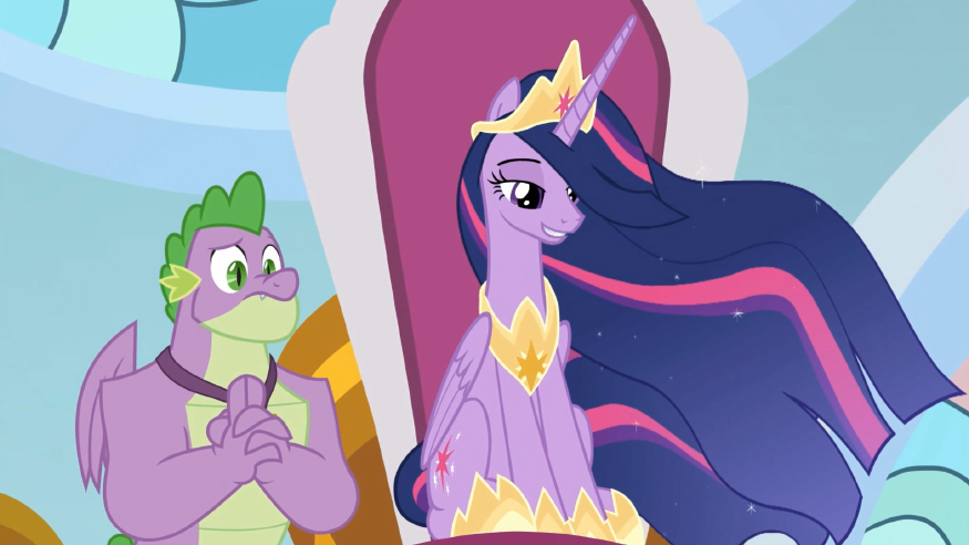 Spoiler! Alicorn princess grown-up Twilight Sparkle from mlp season 9  episode 26 