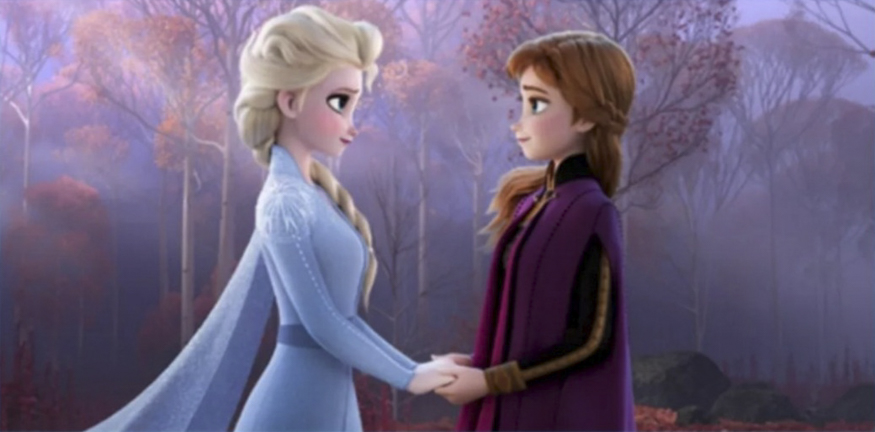 Anna And Elsa Holding Hands In Frozen 2 And Other Movies