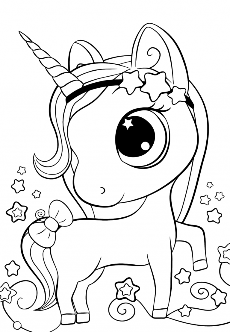 Printable unicorn coloring pages - milocycle