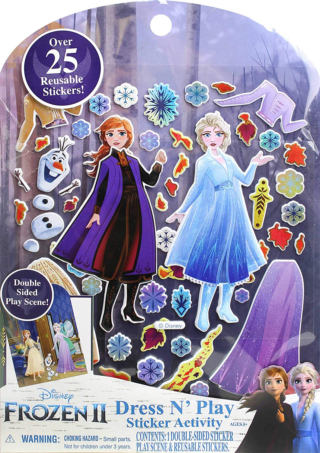 Frozen 2 Elsa and Anna paper dolls with clothing and dresses from the