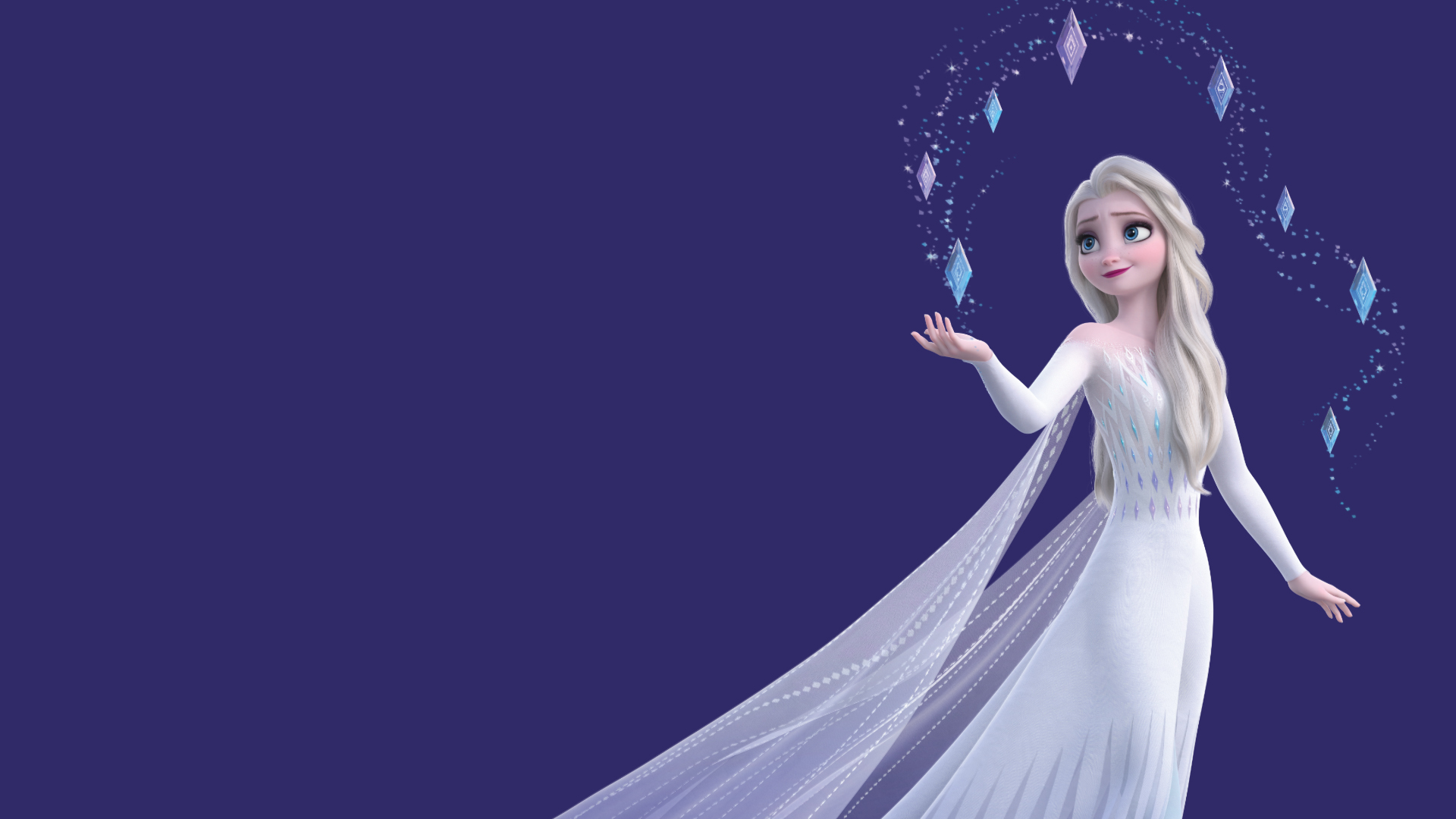 15 New Frozen 2 Hd Wallpapers With Elsa In White Dress And Her Hair Down -  Desktop And Mobile - Youloveit.Com