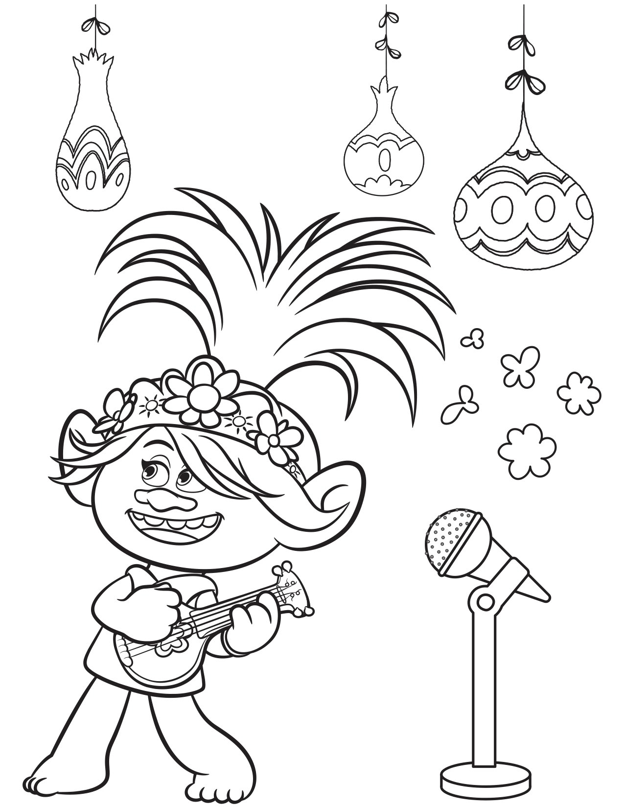 Trolls World Tour Coloring Pages Barb Coloring Pages