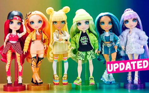 New Rainbow High dolls commercial with animated Rainbow High characters ...
