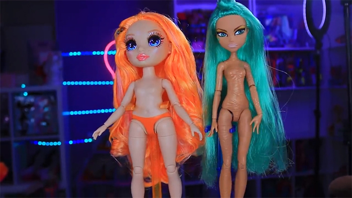 Comparison of Rainbow High dolls with OMG, Barbie and Monster High
