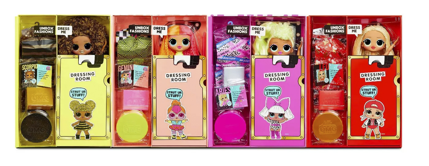 L.O.L. Surprise! O.M.G. Complete Collection of Series 1 Fashion Dolls - 4  Pack for sale online