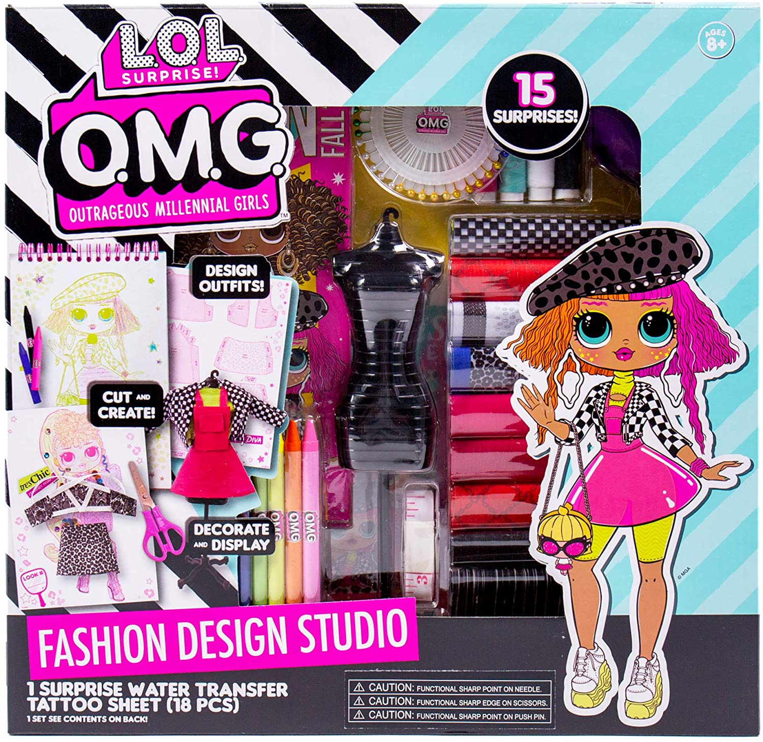 Lol Omg Fashion Design Studio Diy Create Your Own Outfits For Omg
