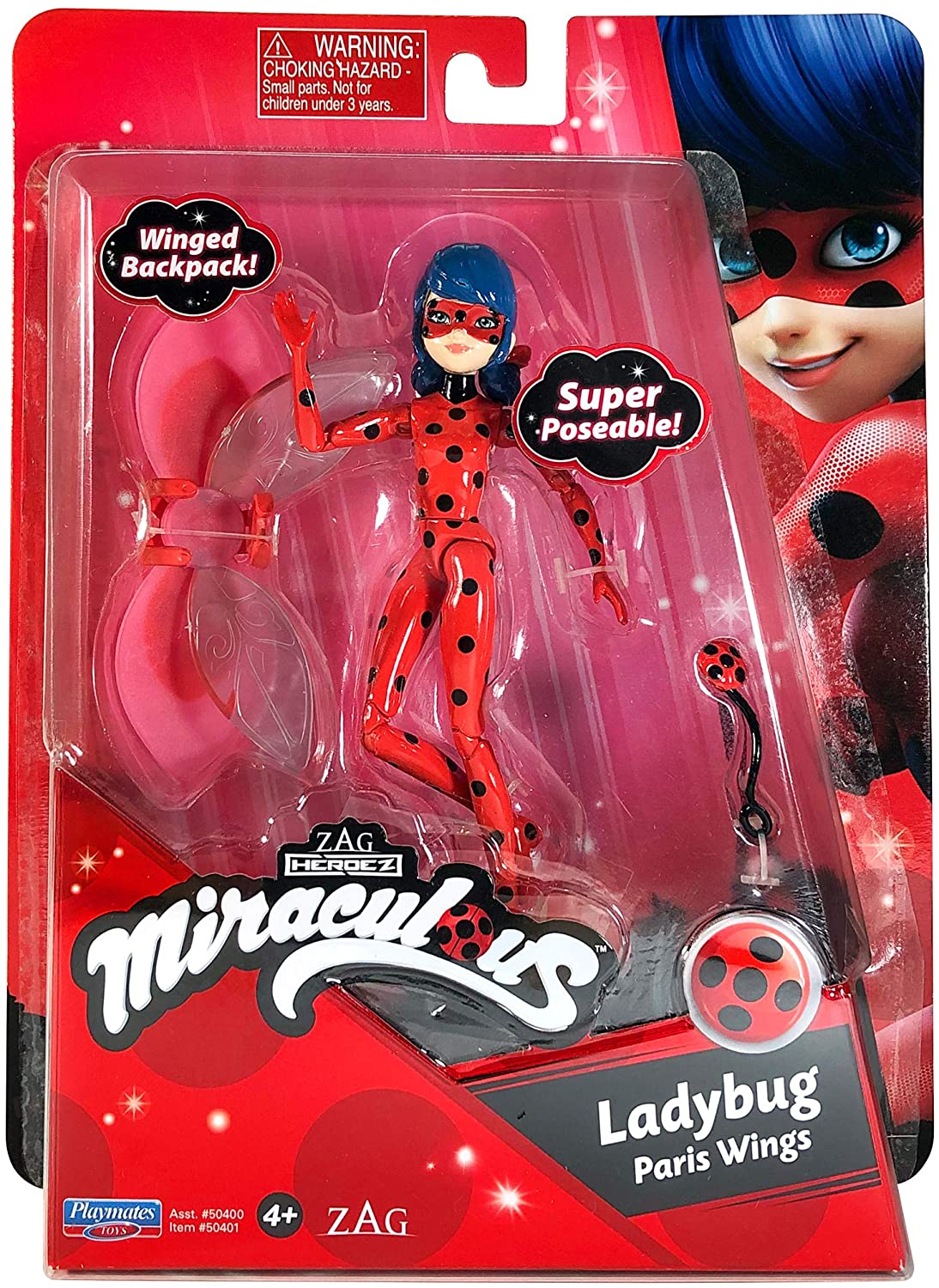 Cat Noir - Battle Wings - Miraculous Ladybug action figure