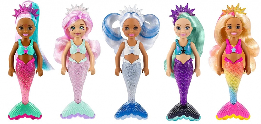 Barbie Chelsea Mermaid Color Reveal is available for preorder ...