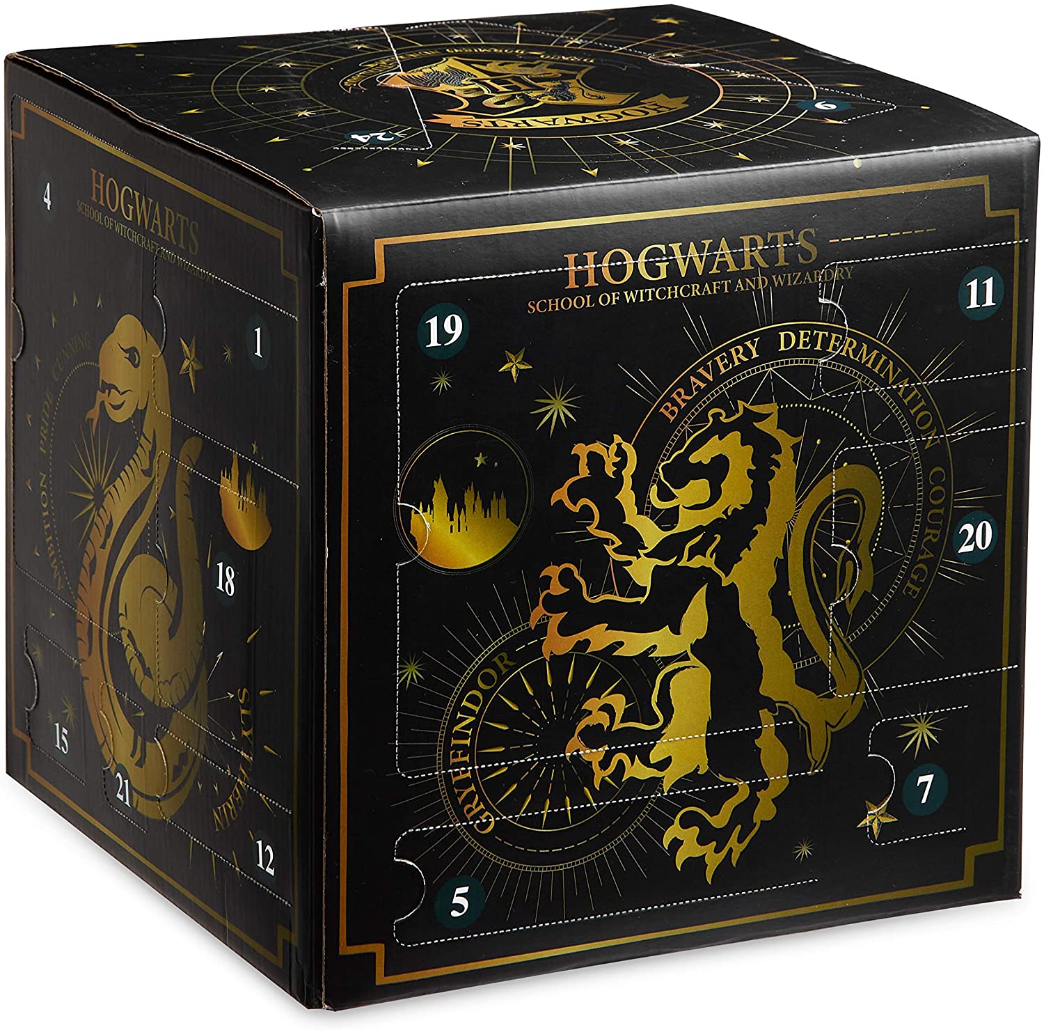Harry Potter Cube Advent Calendar 2020 with 24 surprises including Jewellery, Stickers, Badge 