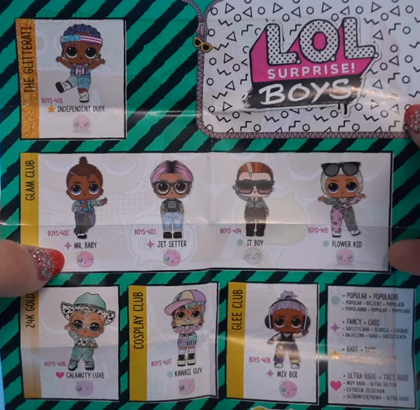 Lol surprise boy series checklist on sale