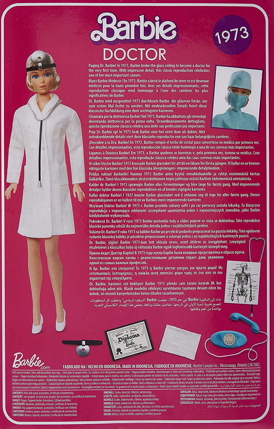 Barbie Signature Doctor 1973 doll reproduction - YouLoveIt.com