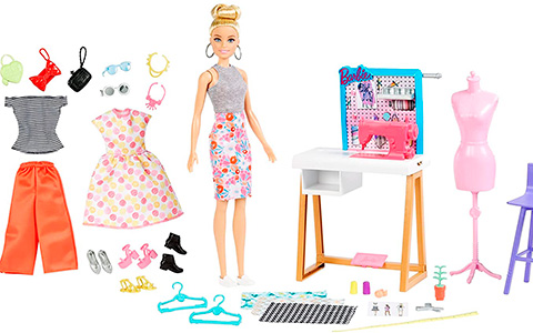 Barbie Idesign Estilista Virtual Mattel Fashionista - Loja Games n