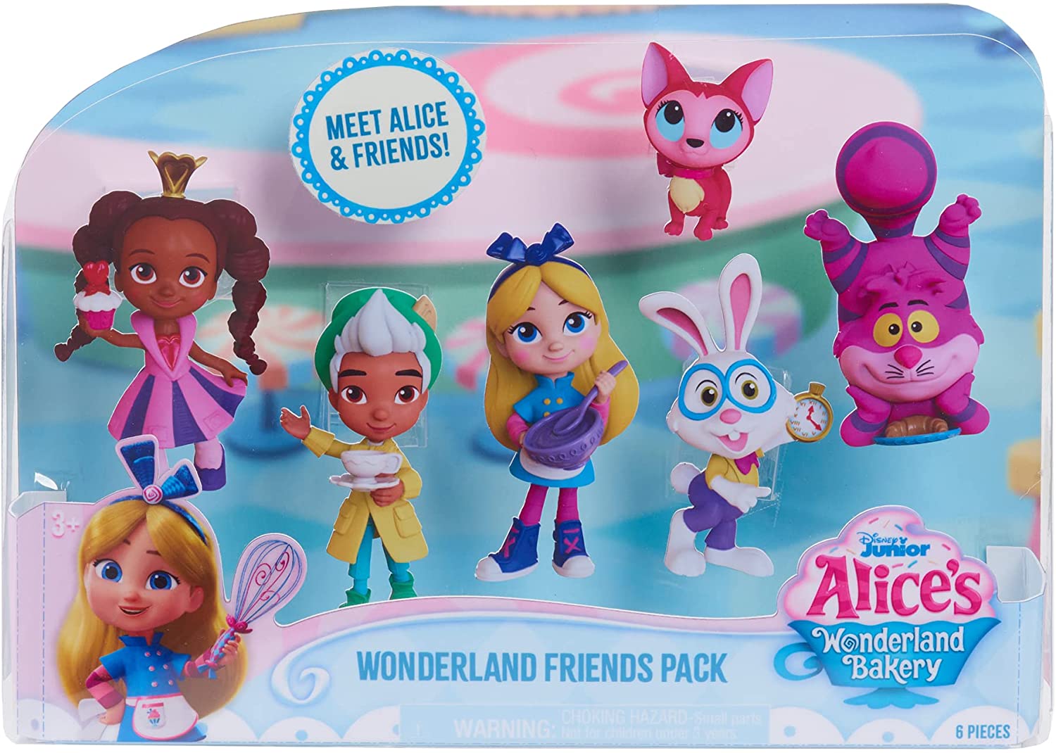 Disney Junior Alice's Wonderland Bakery 10-inch Alice & Magical Oven Doll  and Accesory Set, Officially Licensed Kids Toys for Ages 3 Up by Just Play  : Toys & Games 