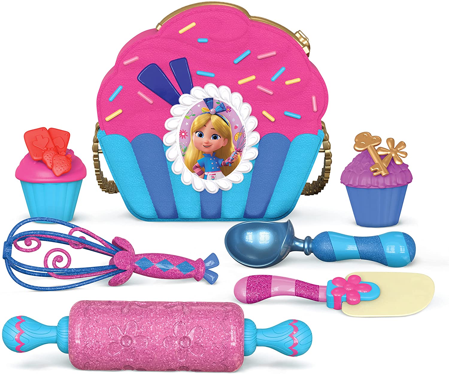Disney Junior Alice's Wonderland Bakery 10 Inch Alice & Magical Oven  Playset with Doll and Accessories, Officially Licensed Kids Toys for Ages 3  Up, Gifts and Presents 
