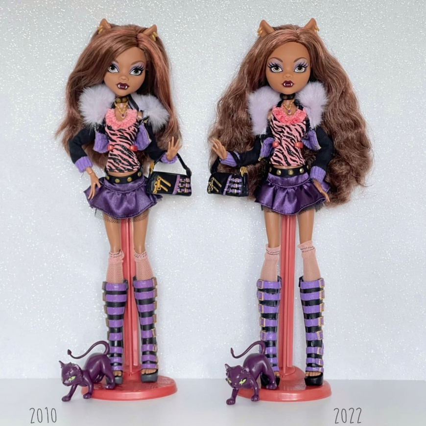 2008 Monster High Cleo de Nile Tinsel Hair first wave