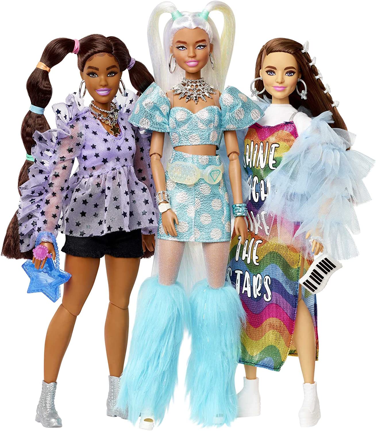 1659168471 Youloveit Com Barbie Extra 5 Dolls Set 2022 New 