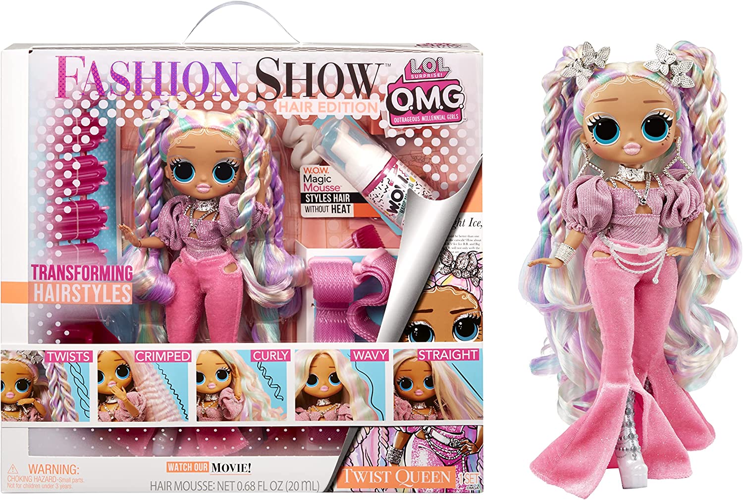 Buy Kid's Beauty Fashion Show Style Wonderful Barbie Doll Toy Pink