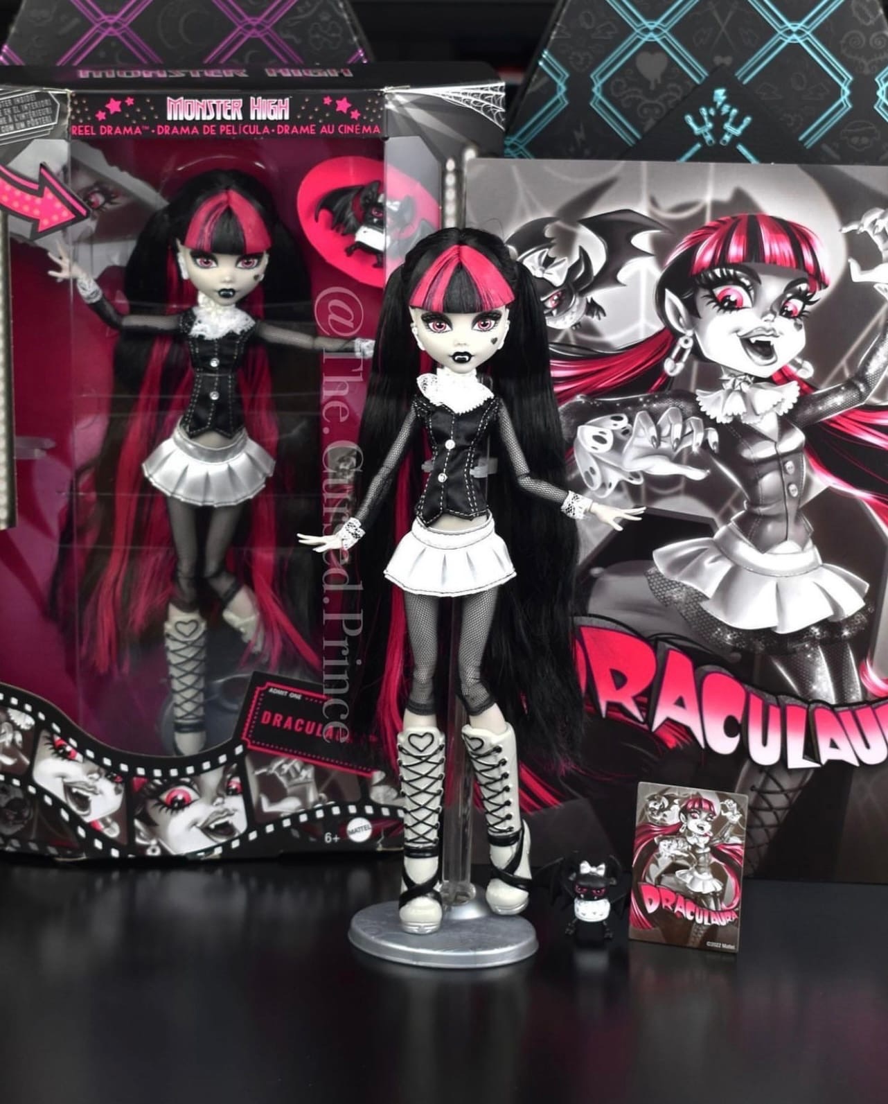 Monster High Reel Drama Draculaura Doll, monster high boneca draculaura 