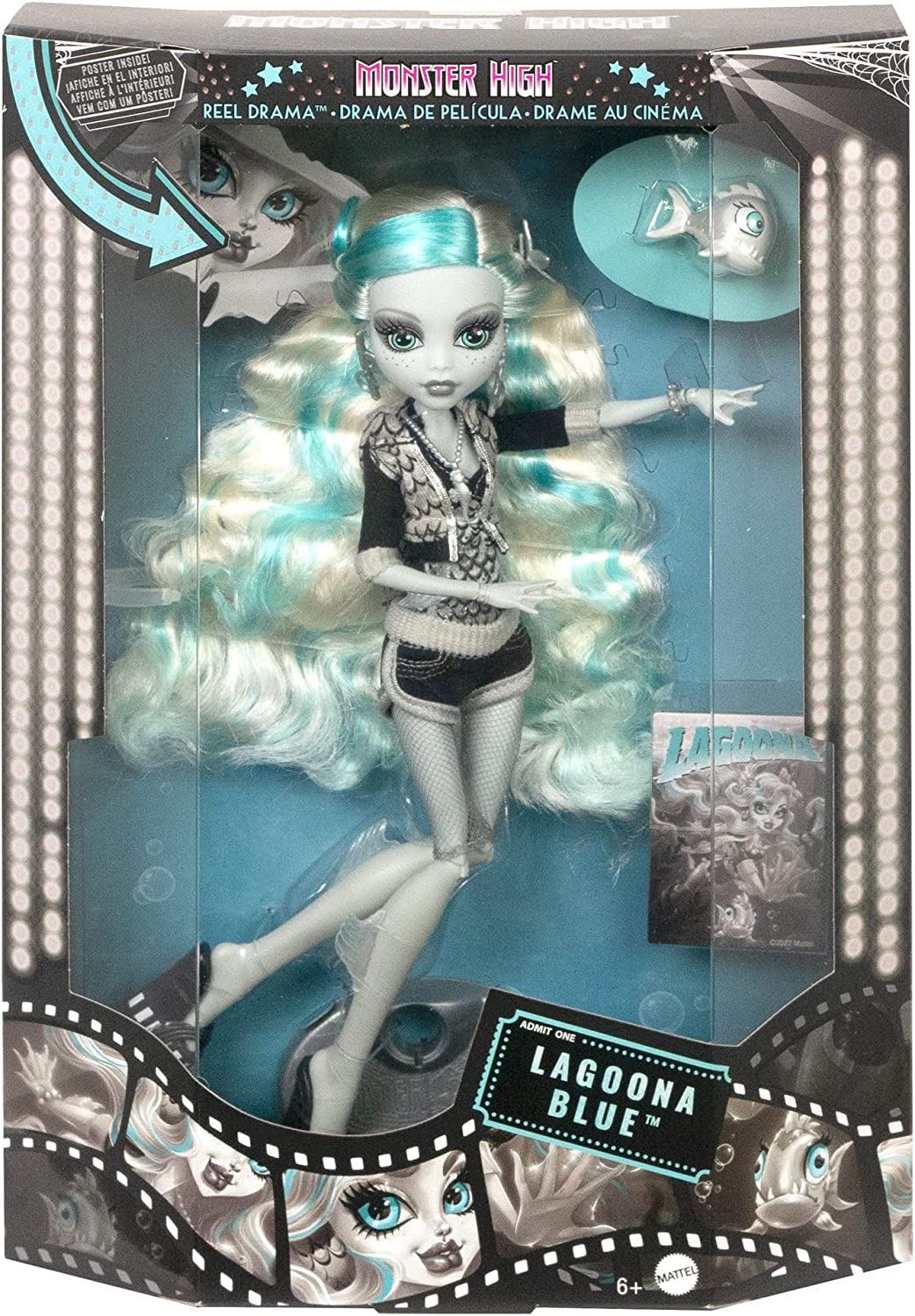 Monster High Reel Drama Black and White dolls 2022 - YouLoveIt.com