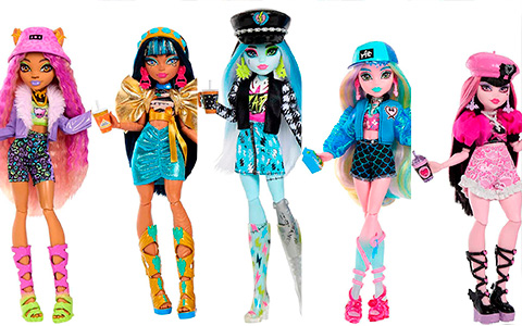 Monster High Skulltimate Secrets series 2 Fearidescent 2023 dolls