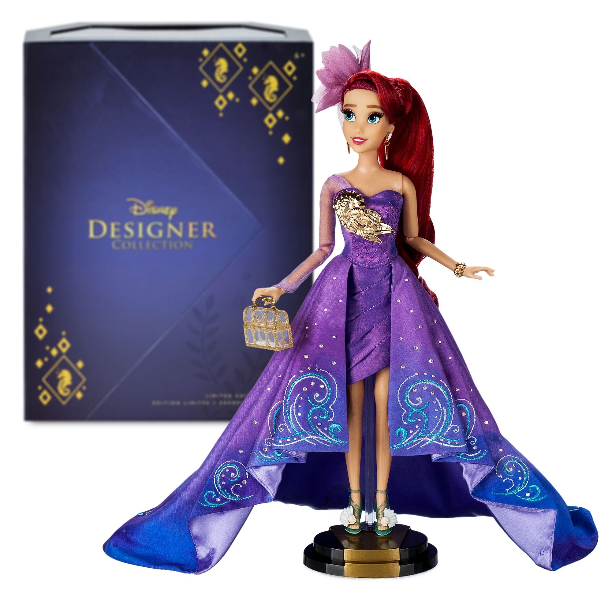  Disney Princess Style Series Jasmine Fashion Doll, Contemporary  Style Full-Length Dress, Earrings, Purse, and Shoes, Toy for Girls 6 and Up  : Everything Else