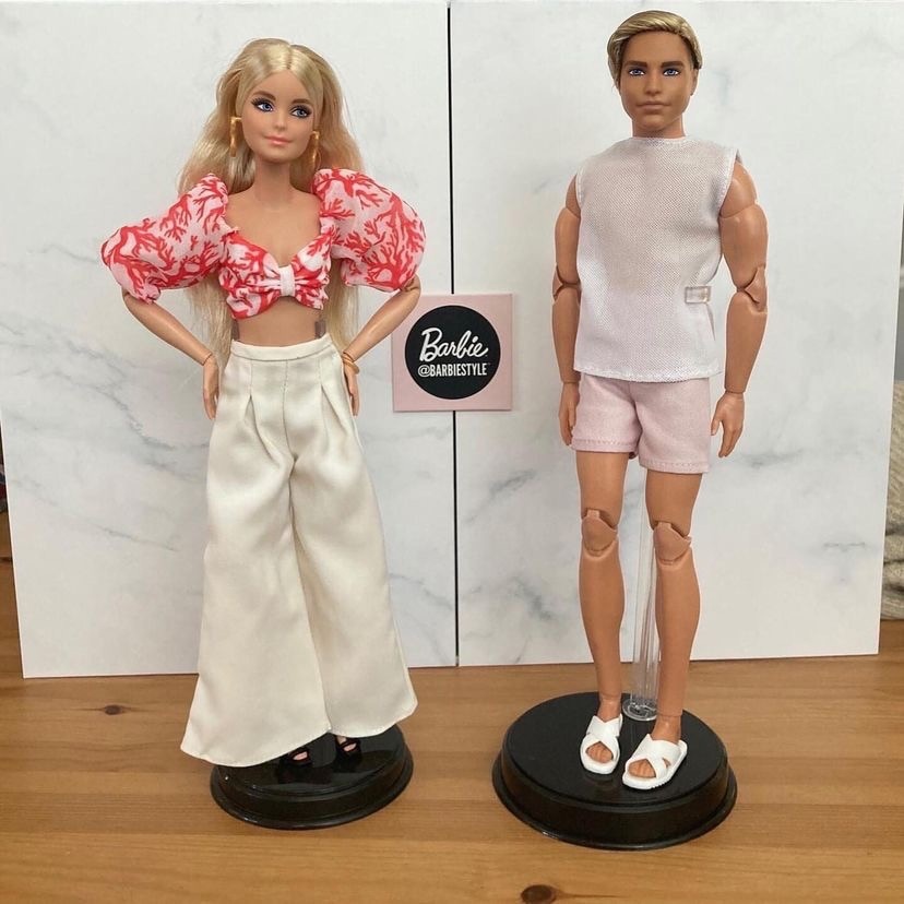 Barbie - Set @BarbieStyle Barbie e Ken, 2 bambole da collezione